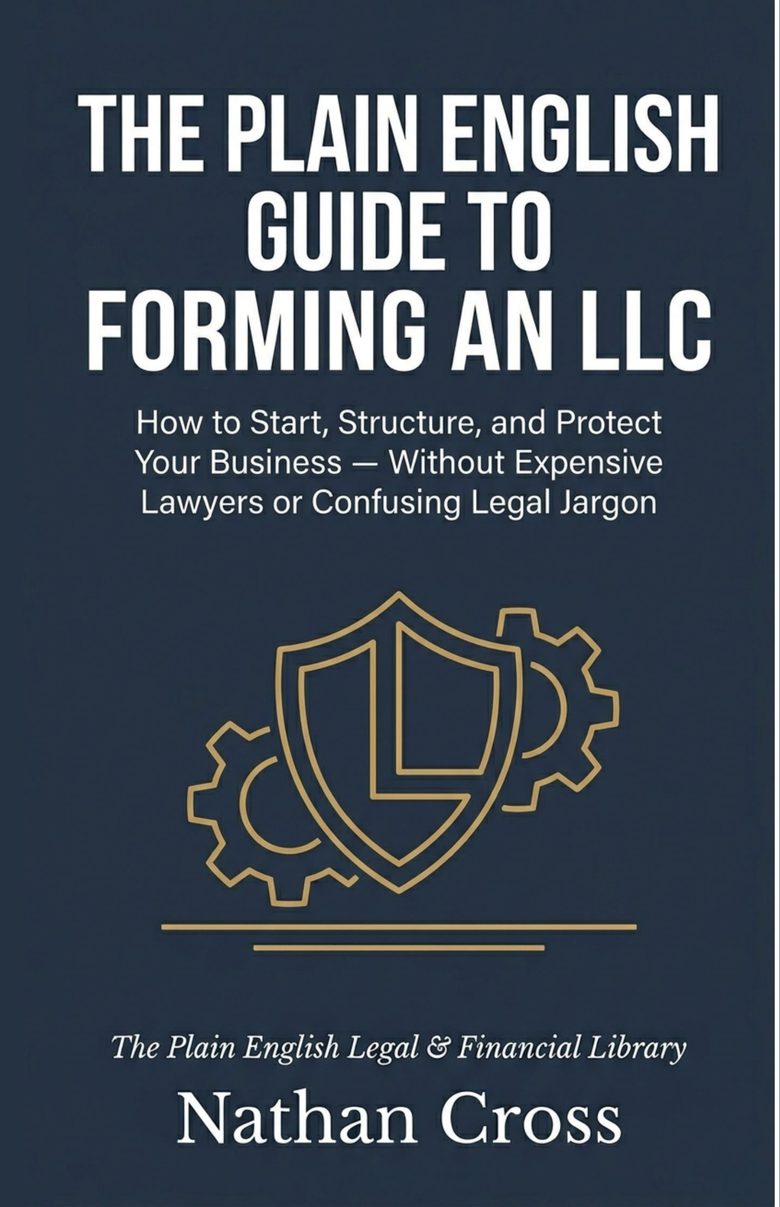 Front cover of Forming Your LLC the Right Way, the First Time, a plain-English guide by Nathan Cross